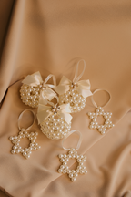 nan – handcrafted pearl ornament with silver details, gift‑ready by Rivolini.