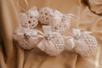 nan – handcrafted pearl ornament with silver details, gift‑ready by Rivolini.